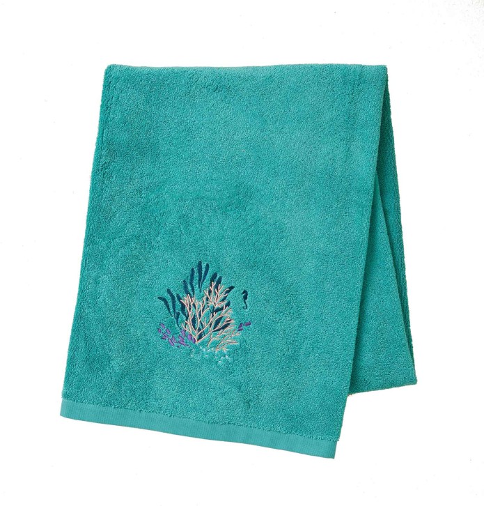 Drap de bain Océan aqua Sylvie Thiriez Drap de bain Océan aqua Sylvie Thiriez