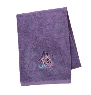 Drap de bain Océan violet Sylvie Thiriez