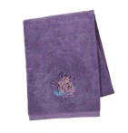 Drap de bain Océan violet Sylvie Thiriez