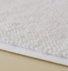 Tapis de bain coton peigné 1000g/m2 Confort blanc Sylvie Thiriez - Blancollection
