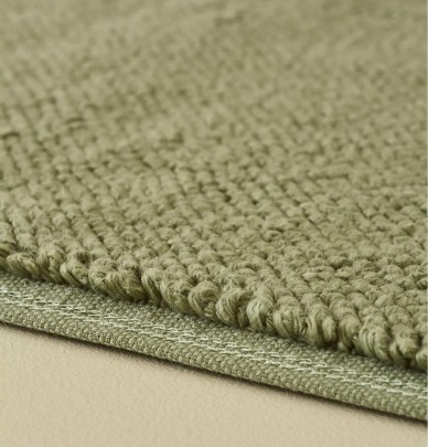 Tapis de bain Confort vert vétiver Sylvie Thiriez