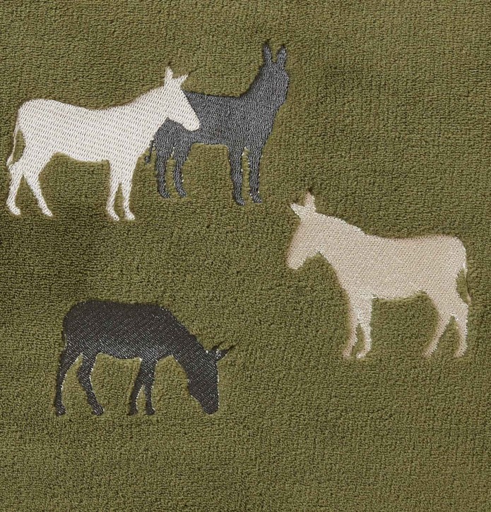 Housse coussin polaire RDV au pré Sylvie Thiriez - Blancollection