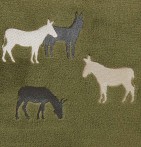 Housse coussin polaire RDV au pré Sylvie Thiriez - Blancollection