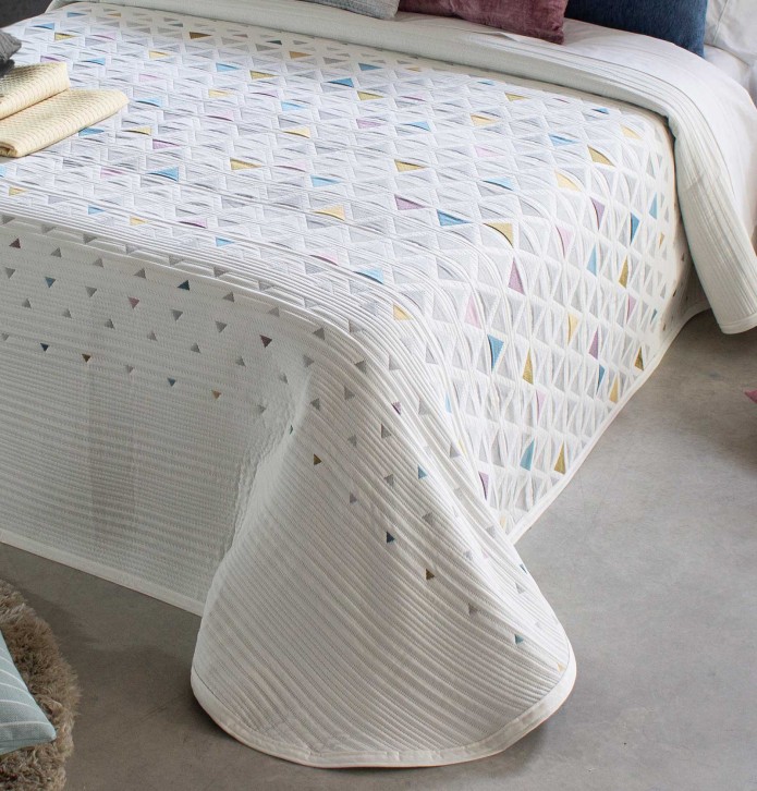 Couvre lit jacquard Bryton Reig Marti - Blancollection