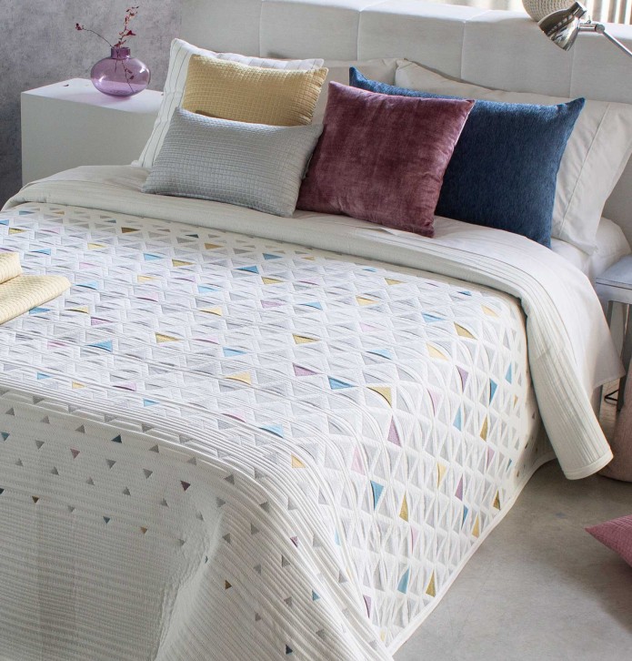 Couvre lit jacquard Bryton Reig Marti - Blancollection