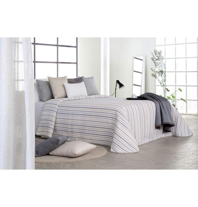 Couvre lit jacquard Nevin Reig Marti - Blancollection