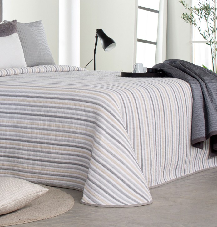 Couvre lit jacquard Nevin Reig Marti - Blancollection