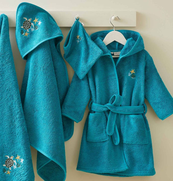 Peignoir enfant Martin Sylvie Thiriez - Blancollection