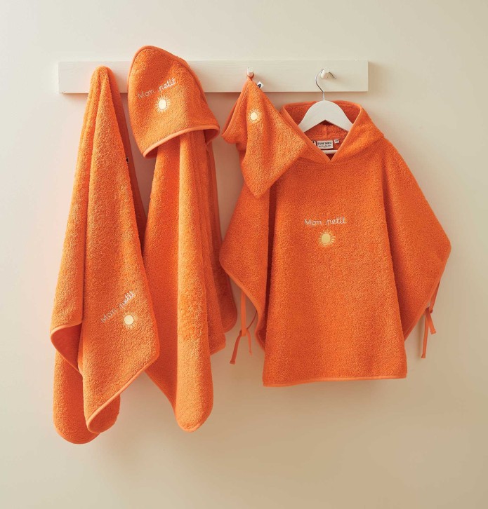 Poncho de bain Petit Soleil Sylvie Thiriez - Blancollection