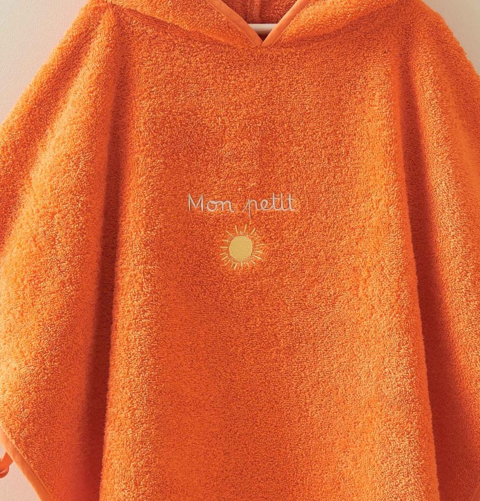 Poncho de bain Petit Soleil Sylvie Thiriez - Blancollection