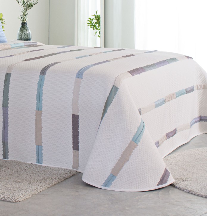 Couvre lit jacquard Boyle Reig Marti - Blancollection