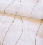Voilage Flot beige Qabane - Blancollection
