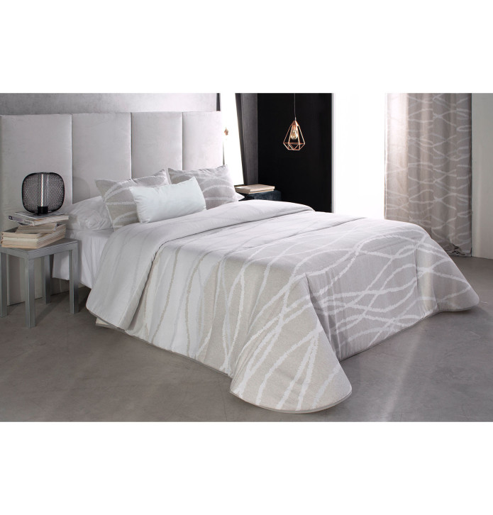 Couvre lit matelassé jacquard Dalle Reig Marti - Blancollection
