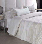 Couvre lit matelassé jacquard Dalle Reig Marti - Blancollection