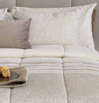 Couvre lit matelassé jacquard Merton Reig Marti - Blancollection