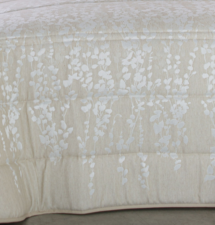 Couvre lit matelassé jacquard Neil beige Reig Marti - Blancollection