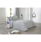 Couvre lit matelassé jacquard Kirk gris Reig Marti - Blancollection