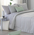 Couvre lit matelassé jacquard Kirk gris Reig Marti - Blancollection