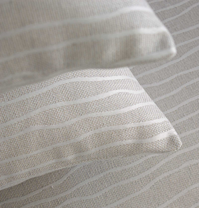 Couvre lit matelassé jacquard Kirk lin Reig Marti - Blancollection