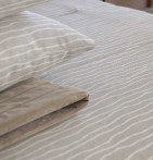 Couvre lit matelassé jacquard Kirk lin Reig Marti - Blancollection