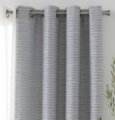 Rideau jacquard Kirk gris Reig Marti