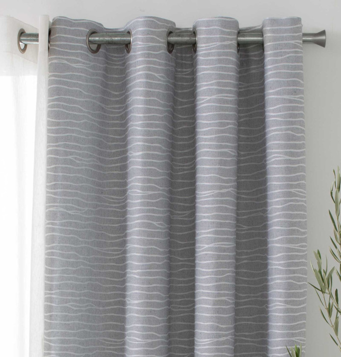 Rideau jacquard Kirk gris Reig Marti - Blancollection