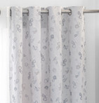 Rideau jacquard Levi bleu Reig Marti - Blancollection