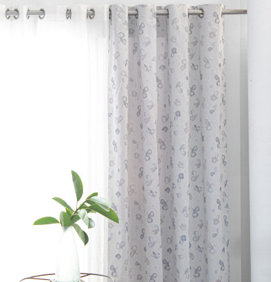 Rideau jacquard Levi bleu Reig Marti