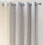 Rideau jacquard Levi beige Reig Marti - Blancollection