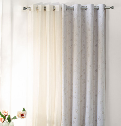Rideau jacquard Levi beige Reig Marti