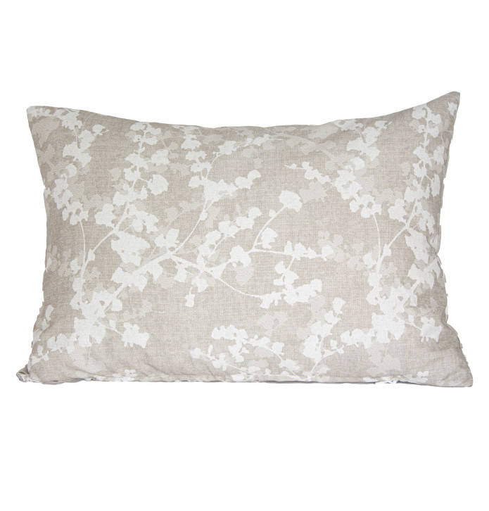 Couvre lit matelassé imprimé Amilly lin Reig Marti - Blancollection