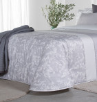 Couvre lit matelassé imprimé Amilly gris Reig Marti - Blancollection