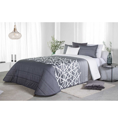 Couvre lit matelassé Glaston gris Reig Marti