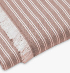 Lot de 2 foutas Lili terre cuite Vent du Sud - Blancollection