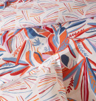 Parure housse de couette + taie Perroquet salsa Soldes Tradilinge -30% - Blancollection