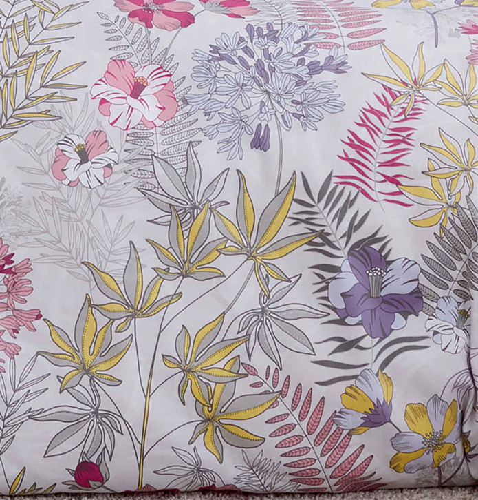 Parure de lit satin Anaïs perle en soldes -30% Tradilinge - Blancollection