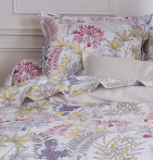 Parure de lit satin Anaïs perle en soldes -30% Tradilinge - Blancollection