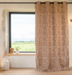 Rideau jacquard Mombassa ocre Qabane
