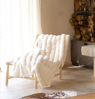 Plaid fausse fourrure Pelissa Qabane