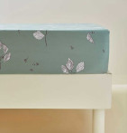 Drap-housse satin Entre les branches Sylvie Thiriez