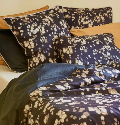 Taie d'oreiller satin Sillage Sylvie Thiriez