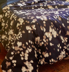 Parure de lit satin Sillage Sylvie Thiriez - Blancollection