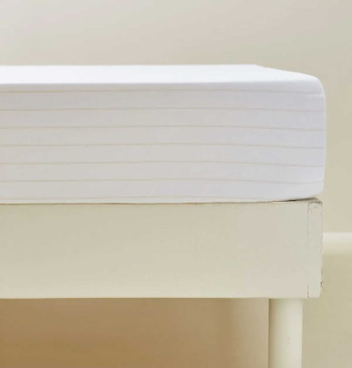 Drap housse percale Elena Sylvie Thiriez