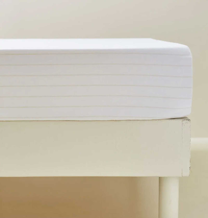 Drap housse percale Elena Sylvie Thiriez