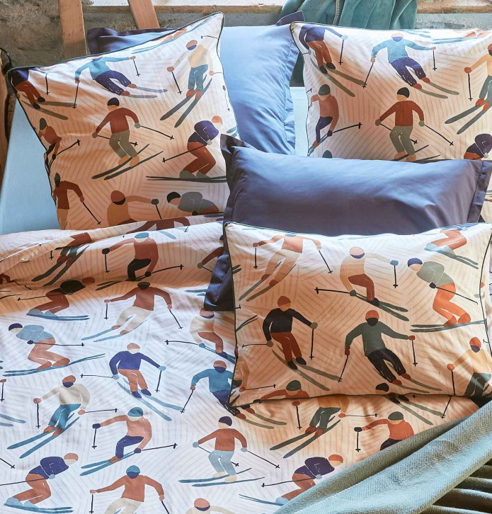 Parure de lit Après-Ski Sylvie Thiriez - Blancollection