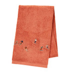 Drap de douche Après-Ski rose thé Sylvie Thiriez