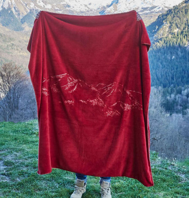 Plaid polaire Grandeur nature Sylvie Thiriez
