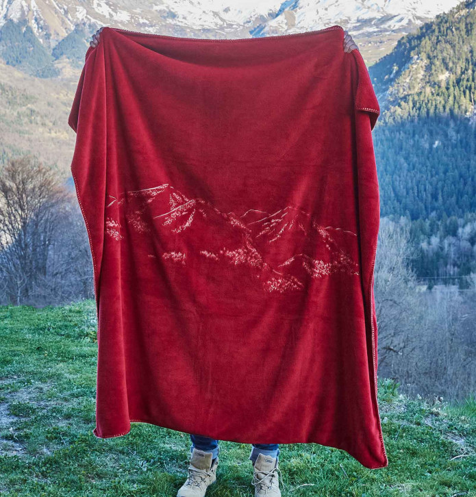 Plaid polaire Grandeur nature Sylvie Thiriez