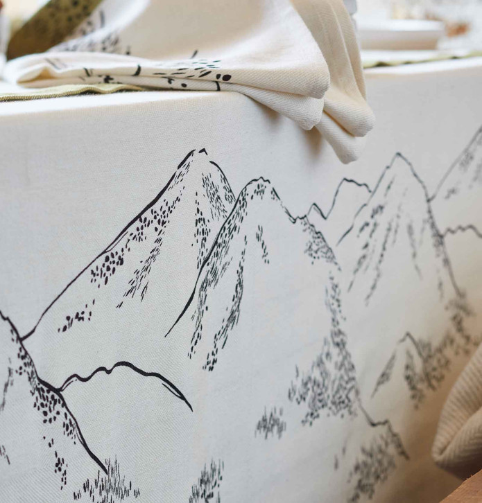 Nappe coton Grandeur Nature Sylvie Thiriez - Blancollection
