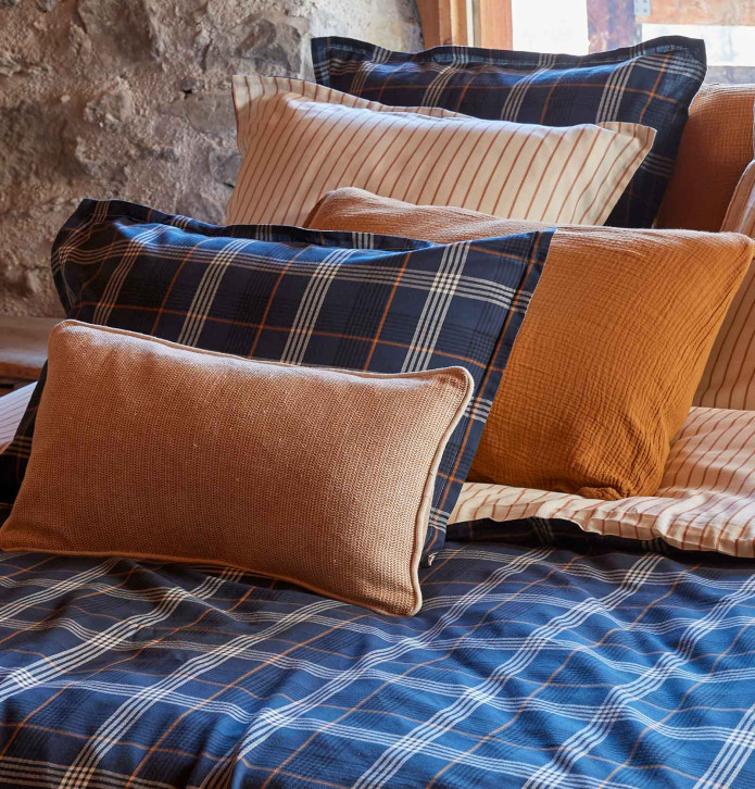 Parure de lit Edimbourg Sylvie Thiriez - Blancollection